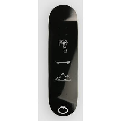 Blue Tomato All You Need Is Silver 8.25" Skateboard Deck zwart