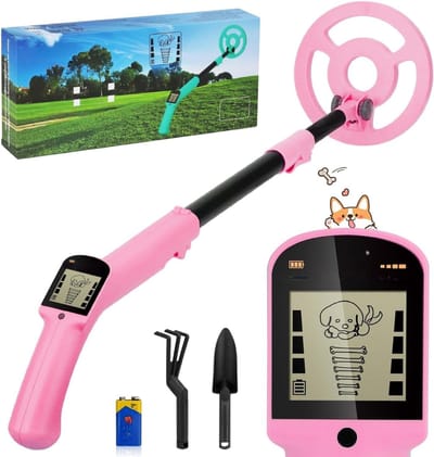 REN® Metaaldetector voor Kinderen - Metaaldetector - Roze - 42cm x 18cm x 5cm
