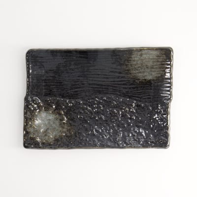 Tokyo Design Studio - Mino Craft Bord - Zwart - 21 x 14,5 x 2,5 cm
