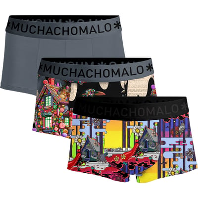 Muchachomalo Heren Trunks - 3 Pack - Maat 3XL - 95% Katoen - Mannen Onderbroek