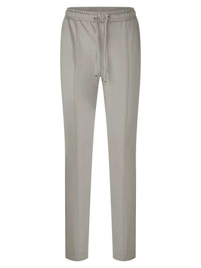 Enkellange slim fit jerseybroek Van BASLER beige