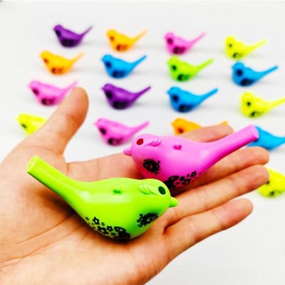 30 Stuks Vogel Waterfluitje Plastic Kleine Kinder Speelgoed Halloween Giveaways Goodie Bags Vullers Voor Kinderen Juguetes Divertidos OneSize purple