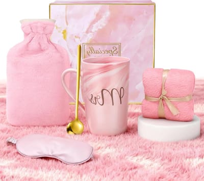 Warmwaterkruik Set - Cadeauset Comfort - Warmte Geven - Compleet Met Accessoires - 1.2 Liter - Roze