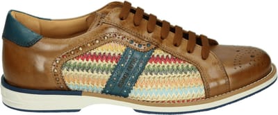 Galizio Torresi - 318550 - Vrije tijdsschoenenHeren veterschoenHeren sneakersCasual - Kleur: Bruin - Maat: 39