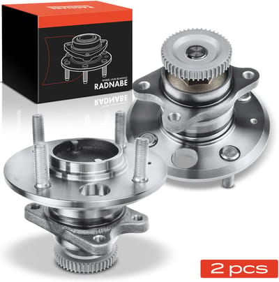 Frankberg 2x Wielnaaf Set Achter voor Hyundai Sonata IV KIA Magentis