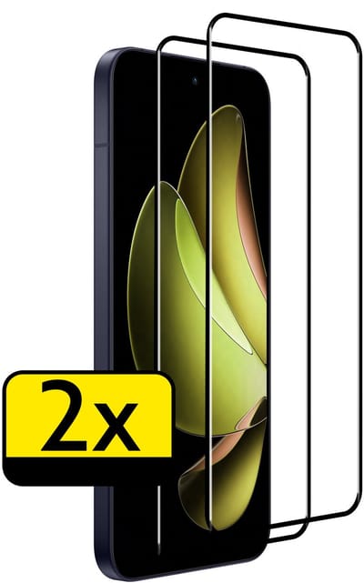 Screenprotector - Geschikt voor Oppo Reno 13 Pro - 2 Stuks - Full Cover - Beschermglas - Gehard Glas - Tempered Glass - Screen Protector