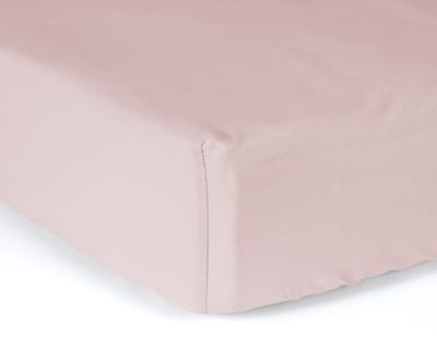 Y-NOT - Effen Hoeslaken Matras - Katoen - 180x200 + 30 cm - Roze