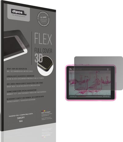dipos FLEX – Matte Privacy Screenprotector geschikt voor SWOFY M4 | Volledige Schermbescherming | Case-Friendly