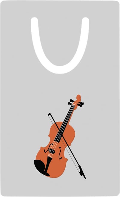 Hacebo® - Viool metalen boekenlegger - Muziek - Violisten - Instrument - snaarinstrument - muzikanten Bladwijzer boekenleggers - 7.6 cm x 5cm