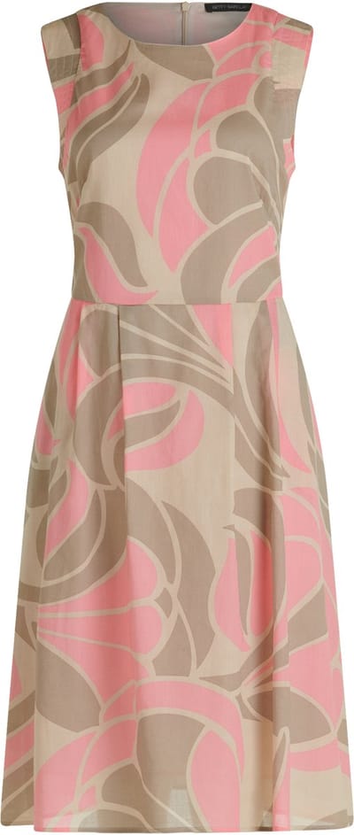 BETTY BARCLAY - Jurk - Maat 36 - Vrouwen - Beige - katoen