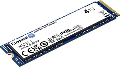 Kingston NV3 Serie - SSD Schijf - M.2 2280 - 4TB - 6000/5000MB/s