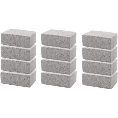 Brosses de nettoyage - Lot de 12 - Pierre ponce - Accès facile - Nettoyage efficace