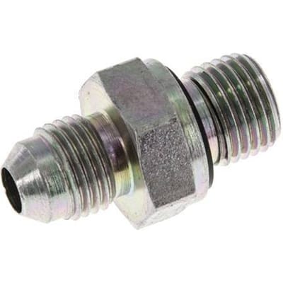 JIC  Dubbele Nippel G1/4'' X UNF 1/2''-20 Staal NBR 275bar [2 Stuks]