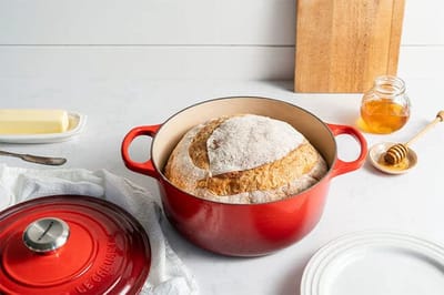 Ronde Gietijzeren Braadpan 30 cm met Deksel - Duurzaam Koken en Perfecte Baksels