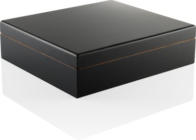 Mat zwarte humidor