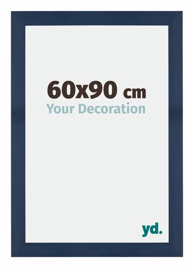 Your Decoration - Puzzellijst 60x90 cm - Donkerblauw Geveegd - Puzzellijst 1500-2000 stukjes - MDF Fotolijst - Mura