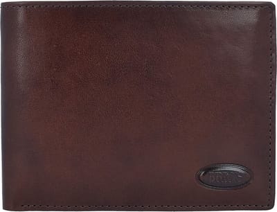 Bric's Monte Rosa Portemonnee RFID Leer 12,5 cm - Jongens - Horizontaal - braun