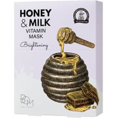 BOM - Honey & Milk Vitamin Mask Brightening Set 25ml x 10 sheets