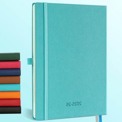 Agenda Planner - Afsprakenboek Jaarplan - Planning Maken - 18 Maanden Overzicht - 29.2 x 21.6 cm - Lichtblauw
