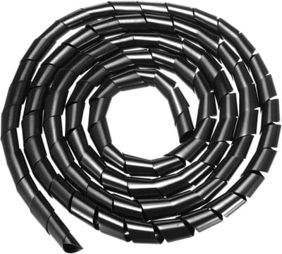 Kabelbescherming met Flexibele Spiraalslang voor Kabelorganisatie - Zwart, 5 m x 16 mm, Duurzaam en Praktisch