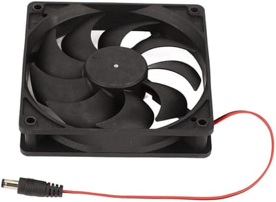 Zonnepaneel Ventilator - Dubbele Fan - Luchtcirculatie Buiten - Waterdicht Ontwerp - 10W 12V - Zwart