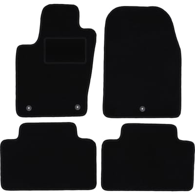 Zwarte velours vloermatten voor: Dodge Durango III off-road (2010-)