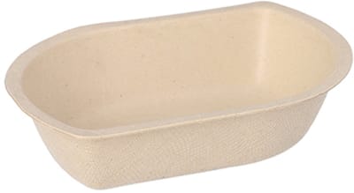 Snackbehälter IEZZY A7 Zuckerrohr PFAS-frei 132x97x31mm 50 Stück
