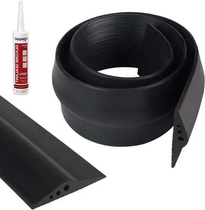 Dichtstrip voor Garagedeur 1,5 m x 78 mm met Lijm, Hoogte 14 mm, Water- en Winddicht, Ideaal voor Schuren en Garages