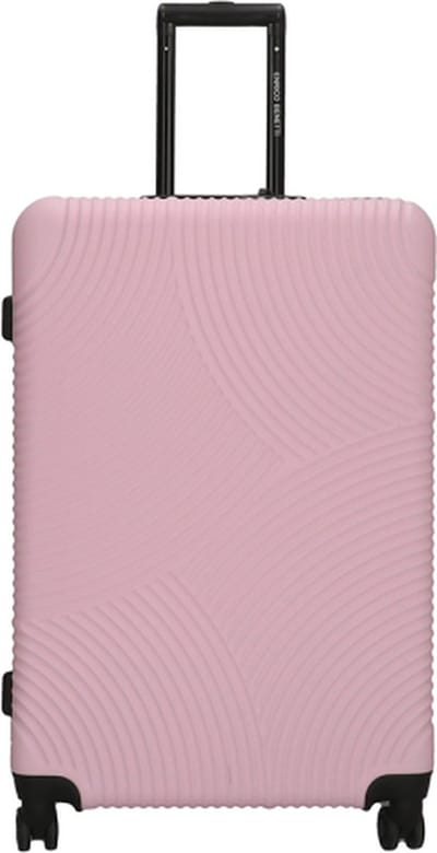 Enrico Benetti Harde koffer / Trolley / Reiskoffer - 75 cm (Large) - Louisville - Roze