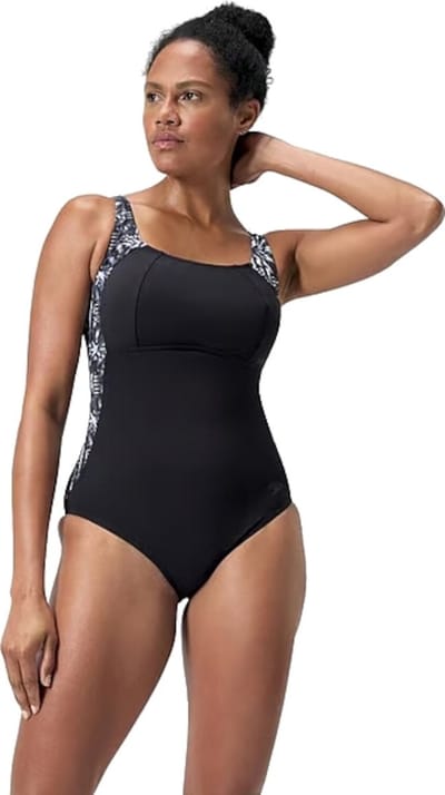 Speedo Eco Lunalustre Pr Shaping 1p Badpak 003064-17549 - Kleur Zwart-multicolour - Maat 46