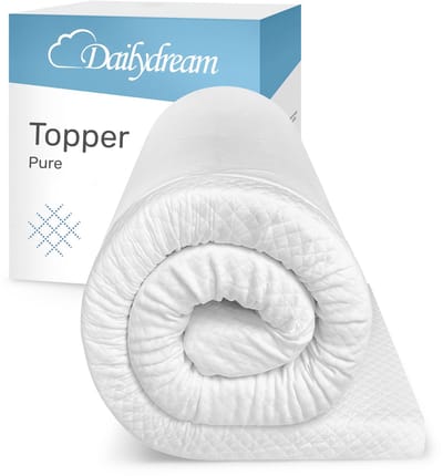 Dailydream - Topper - Matrastopper - 90x200cm - Memory Foam - 3,5cm dik - Model Pure S - traagschuim