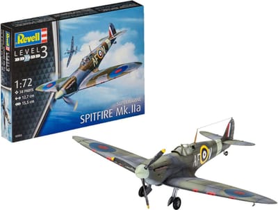 Revell Modelbouwpakket Vliegtuigen - 03953 Spitfire Mk.Iia Plane Plastic - 1:72 - Modelbouw