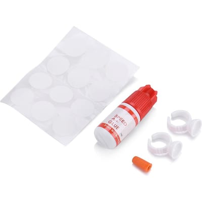 Pince à Épiler Professionnelle Noire pour Extension de Cils Faux Greffage Colle Adhésive Cils Outil de Maquillage #2 white