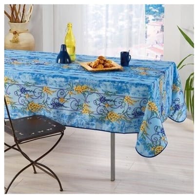 Provençaals Rechthoekig Vlekbestendig Tafelkleed Wisteria 100% Polyester