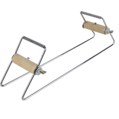 Weven Kralenweefgetouw Gebruiksvriendelijk DIY-gereedschap met Elastiek Bedel Tsjechische Glaskralen Naald voor Armband Ketting Sieraden Maken one size zilver