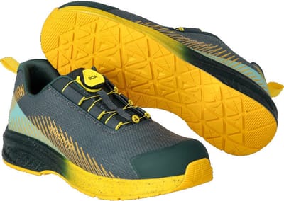 Mascot Footwear Customized Veiligheidsschoenen laag F1601-909 - bosgroen/zonnegeel - 37