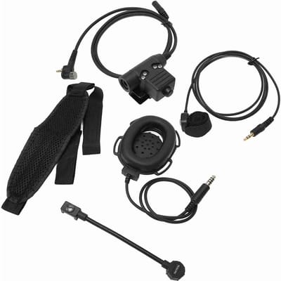 Walkie Talkie Headset U94 PTT Handradio Unilaterale Koptelefoon Adapter met Microfoon voor