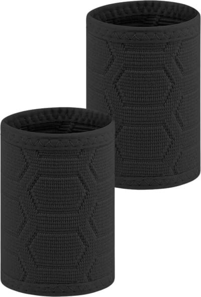 U Fit One Pols Compressie Sleeve - 2 Stuks - Polsbandage - RSI - Ondersteuning & Versteviging - Zwart