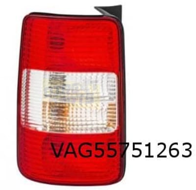 Volkswagen Caddy (9/03-9/10) (2K) achterlicht Links (bij achterdeuren) OES! 2K0945095P