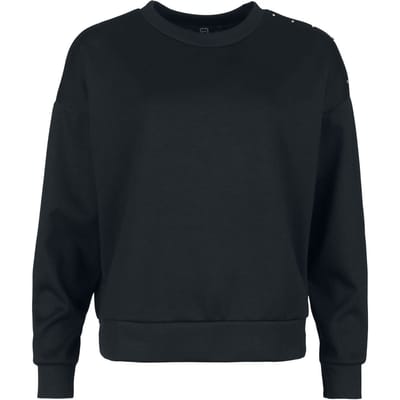 R.E.D. by EMP Shirt met lange mouwen - Fine Line Rivets - S tot XL - voor Vrouwen - zwart
