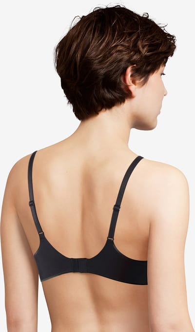 Chantelle - Push up BH - Essential Extra - Maximizer push up bh - T-shirt bh - Schijnt niet door - 70B - Zwart