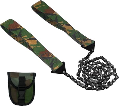 Duurzame Handzaag voor Kamperen, 24 Inch Opvouwbare Zaag met Draagtas voor Buitenactiviteiten, Gereedschap en Accessoires