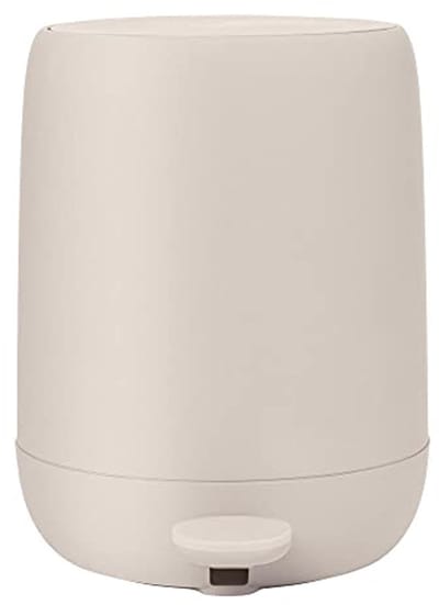 Pedaalemmer van kunststof/siliconen - Moonbeam, 5L - Soft-close Deksel & Uitneembare Emmer - Badkameraccessoire