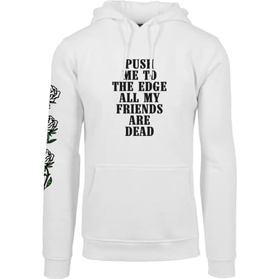 Mister Tee - Push Me Hoodie/trui - XS - Wit