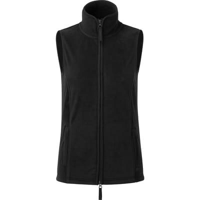 Premier Dames/dames Artisan Fleece Gilet (Zwart)