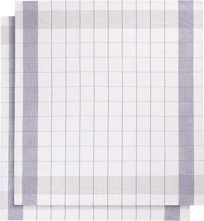 De Witte Lietaer Theedoek Mixte, Lavendel - 2 stuks - 65 x 65 cm - Katoen/Linnen