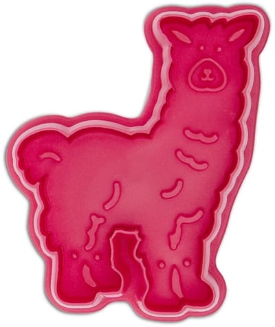 Städter koekjessnijder lama 7,5 cm koraal
