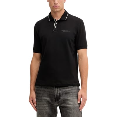 Armani Exchange Xm001557_af10363 Korte Mouw Poloshirt Zwart XS Man