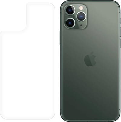 Peachy Achterkant Tempered Glassprotector geschikt voor iPhone 11 Pro - 9H hardheid Krasvast Bescherming