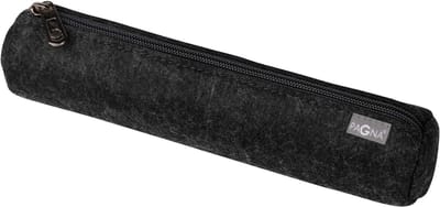 Pagna 22509-10, Zachte etui, Vilt, Gerecycleerd polyethyleentereftalaat (rPET), Antraciet, Monochromatisch, Jongen/meisje, Rits